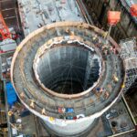 Brest (29) – Le musoir de l’appontement FREMM n°3 atteint sa hauteur finale