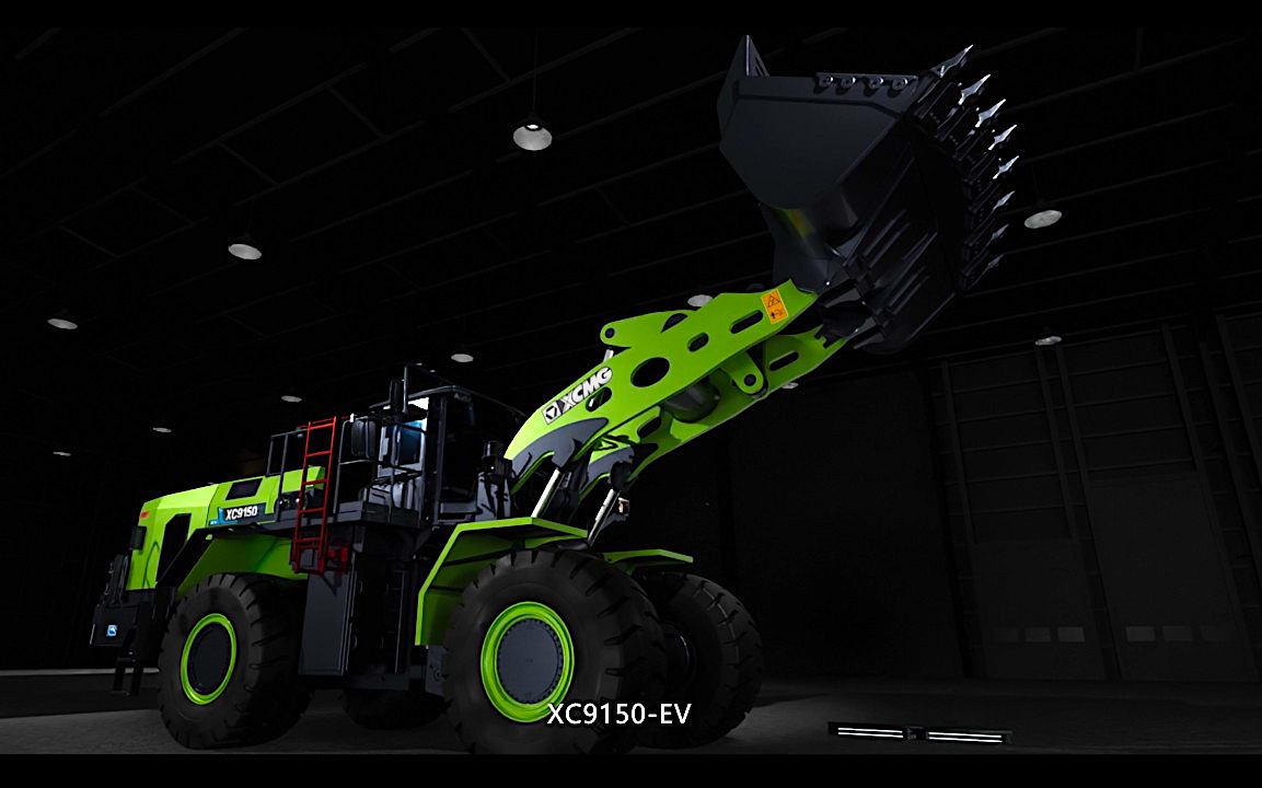 XCMG Unveils the World’s Largest 100% Electric Wheel Loader: The XC9150-E