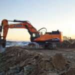 Develon Heavy Excavators Power Oil Shale Operations in Estonia